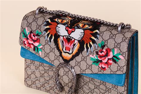 gucci bags with tiger head|Gucci dionysus medium shoulder bag.